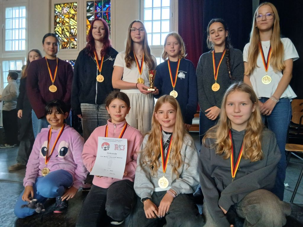 Mädchenmannschaft Schach der LMS